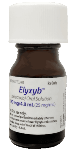 120mg bottle of Elyxyb.